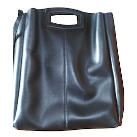 Maje Borse Marrone Blu navy