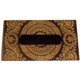 Gianni Versace-Tissue-Box-Schwarz,Golden