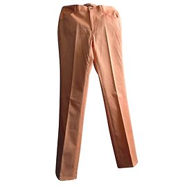 Calças Ralph Lauren de algodão coral Coral