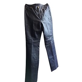 Ralph Lauren Lederhose Marineblau Marineblau