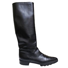 Walter Steiger Stivali di pelle nera Nero