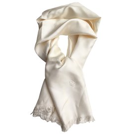 Dior-sciarpe-Bianco,Crudo,Bianco sporco