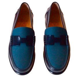Hermès-Kennedy loafers-Blue