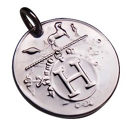 Hermès Ciondolo Ex Libris Argento