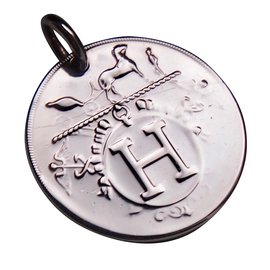 Hermès Pingente Ex Libris Prata