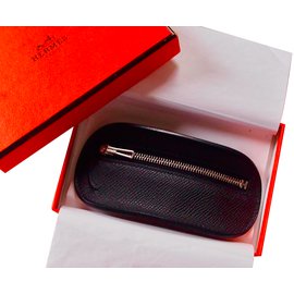 Hermès-Wallet Surf-Black