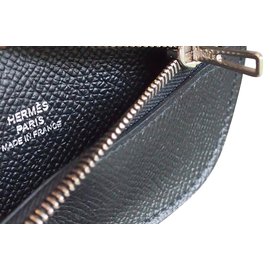 Hermès-Wallet Surf-Black
