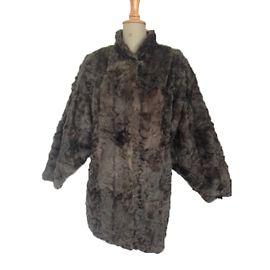 Pierre Balmain Pelzmantel Grau