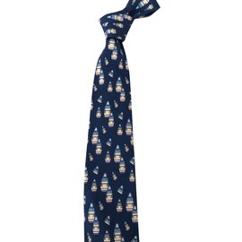 Hermès-Laços-Azul marinho