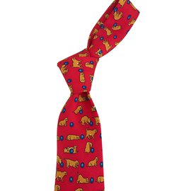 Hermès-Cravatte-Rosso