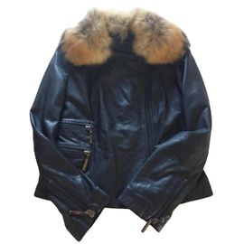 Hôtel Particulier Leather jacket Black