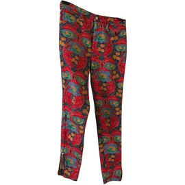 Louis Vuitton-Pantaloni, ghette-Multicolore