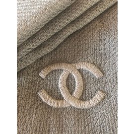 Chanel-Scarves-Grey
