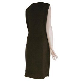 Gianfranco Ferré-Wool dress-Brown