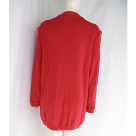 Yves Saint Laurent-Manteau-Rouge