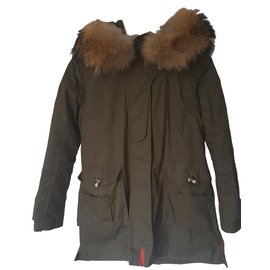 Autre Marque-Nuovo Soperwilton Parka mai indossato-Cachi