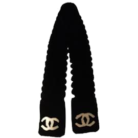 Chanel-Écharpe-Noir