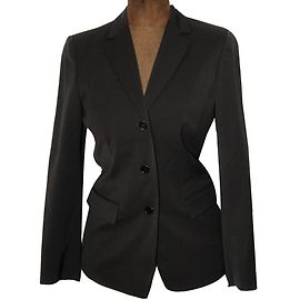 Blazer de lã Calvin Klein Cinza Cinza Cinza antracite