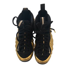 Baskets Nike Foamposite Pro Noir Ébène Noir Ebène