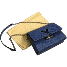 Louis Vuitton-Twist GM denim light epi leather-Blue