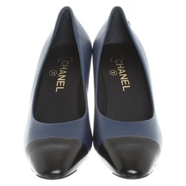 Chanel-Zapatillas-Azul