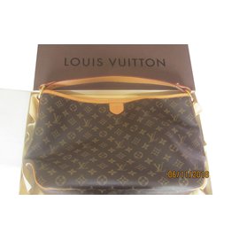 Louis Vuitton-Louis Vuitton bag Delightful model-Castanho escuro