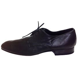 Acne Black Leather Lace Ups Black