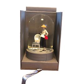 Christian Dior Schneekugel Grau