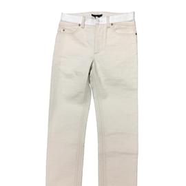 Louis Vuitton-Jeans-Bianco sporco