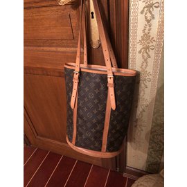 Louis Vuitton-Secchio modello grande-Marrone scuro