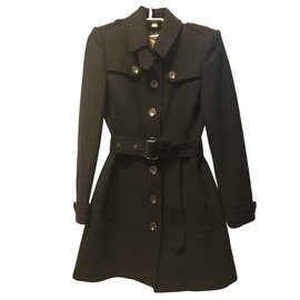 Burberry-Wool coat-Black