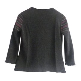 Marella-Cashmere blend sweater-Dark grey