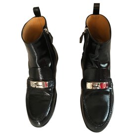 Hermès Ankle Boots Black