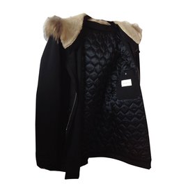 Sandro-Men Coats Outerwear-Black