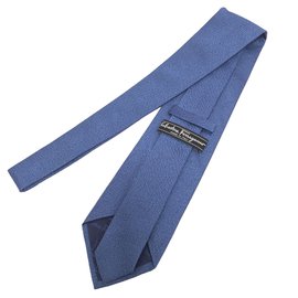 Salvatore Ferragamo-Ties-Blue