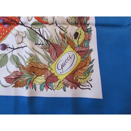 Gucci-Bufandas de seda-Multicolor