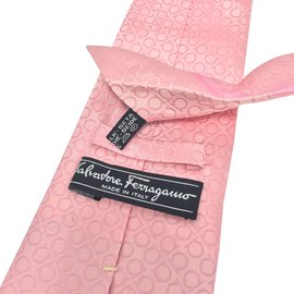 Salvatore Ferragamo-Ties-Pink