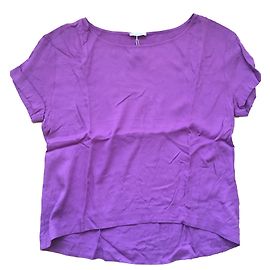 American Vintage U-Boot-Ausschnitt Top Viscose Lila Andere