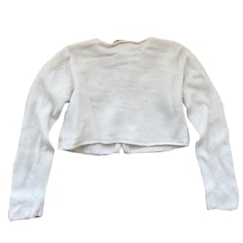 Burberry-Cashmere cardigan-Eggshell