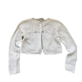 Burberry-cardigan in cashmere-Bianco sporco