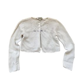Burberry Cashmere Cardigan Eggshell Eggshell