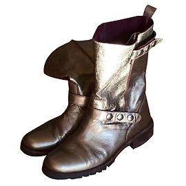 Hoss Intropia Botas Dorado