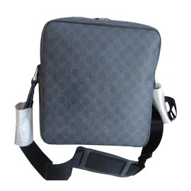 Gucci-Bags Briefcases-Dark grey