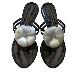 Chanel Sandals Black