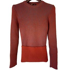 Jean Paul Gaultier Pull laine mélangés Bleu Cuivre
