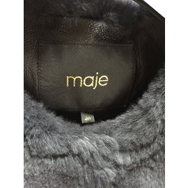 Maje-Coat-Black