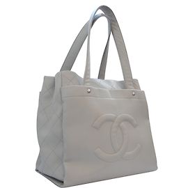 Chanel Cabas Gris anthracite