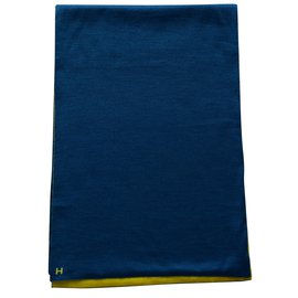 Hermès-Bufanda de hermes-Azul,Verde claro
