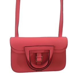 Hermès Sac Halzan mini Rose Azalée Rose