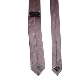 Chanel-Tie-Pink,Grey